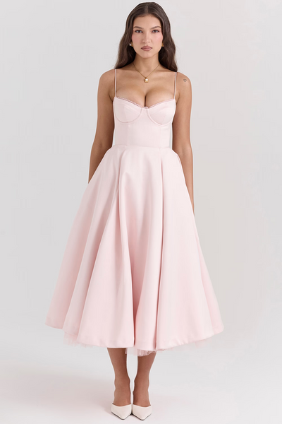 Lieselotte | Tailliertes Spaghetti-Kleid