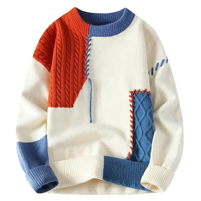 Joel | Gemütlicher Patchwork-Pullover
