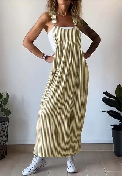 Mariele | Gestreiftes Maxikleid