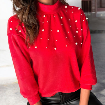 Gina | Pullover mit Perlenverzierung