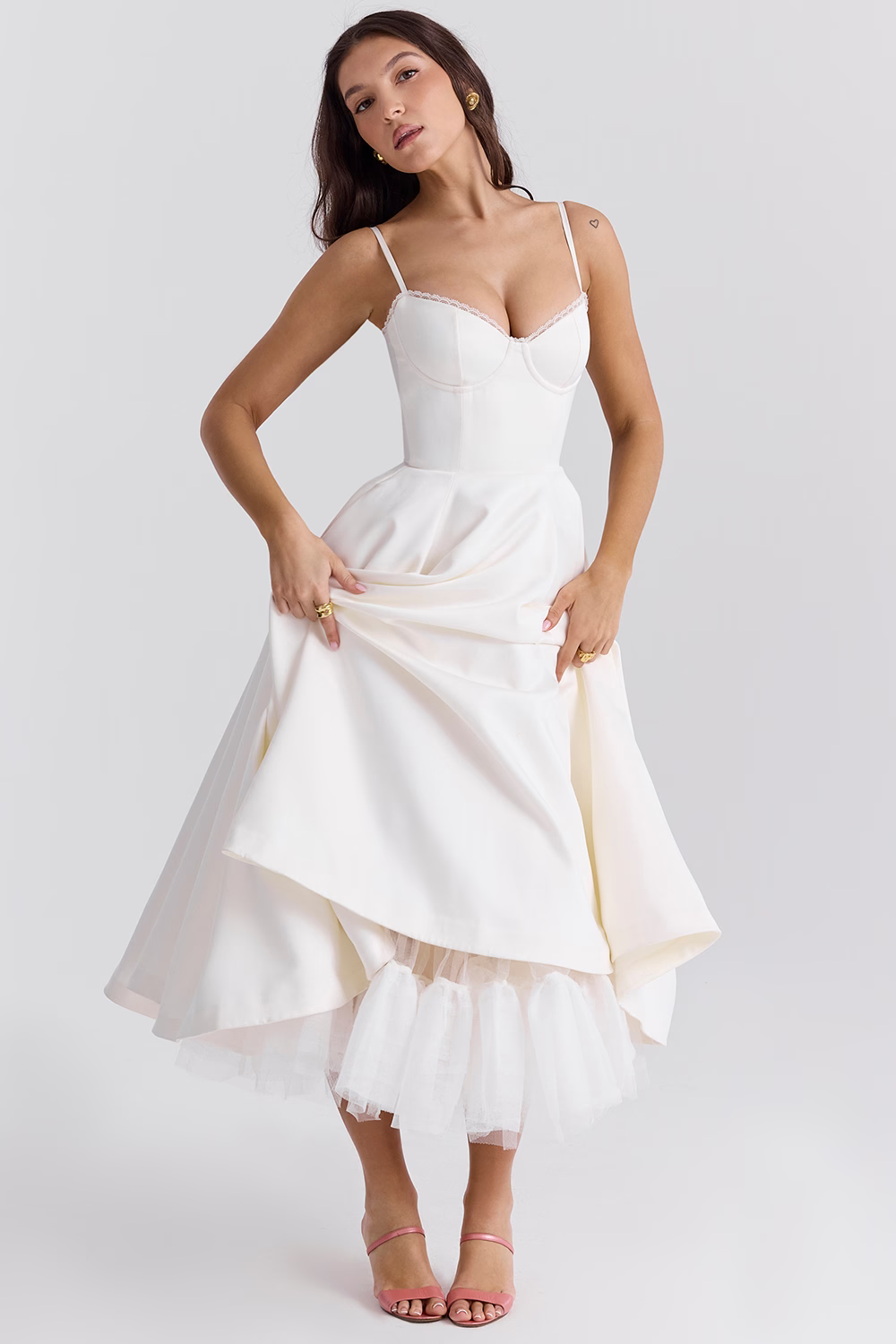 Lieselotte | Tailliertes Spaghetti-Kleid