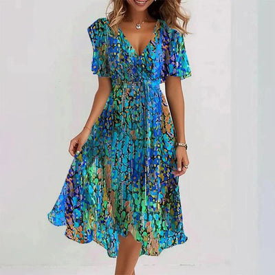 Arlina | Mühelos Elegantes Chiffon-Kleid