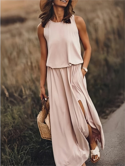 Minerva | Ärmelloses Maxikleid