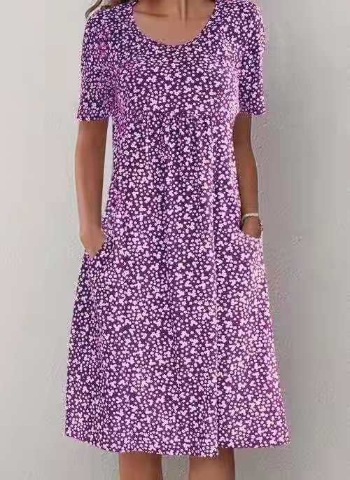 Fenrike | Retro-Blumenkleid