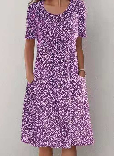 Fenrike | Retro-Blumenkleid
