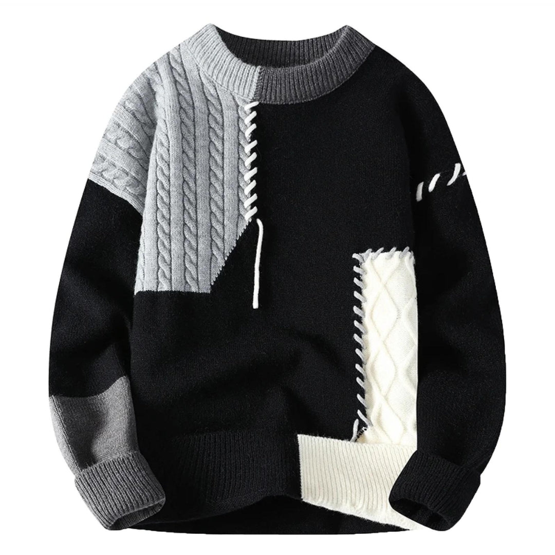 Joel | Gemütlicher Patchwork-Pullover