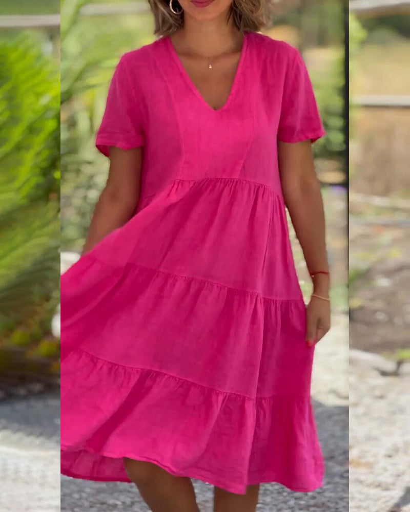 Susan | V-Ausschnitt-Kleid