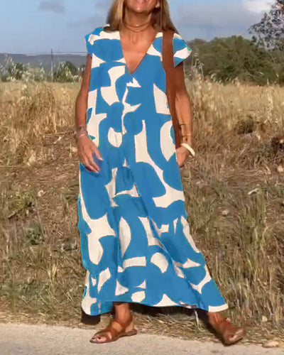 Aria | Bedrucktes Stilvolles Kleid