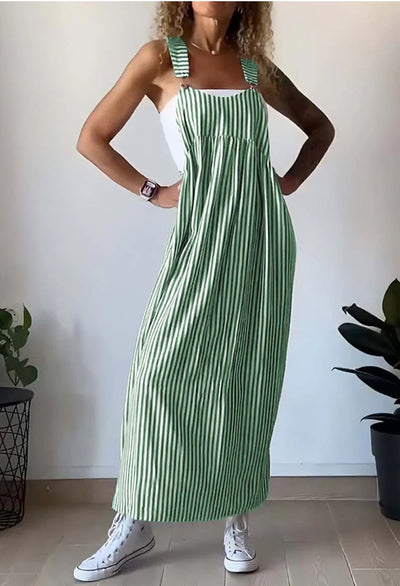 Mariele | Gestreiftes Maxikleid