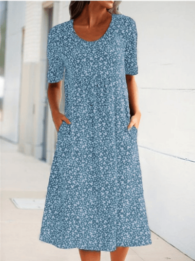 Fenrike | Retro-Blumenkleid