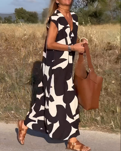 Aria | Bedrucktes Stilvolles Kleid
