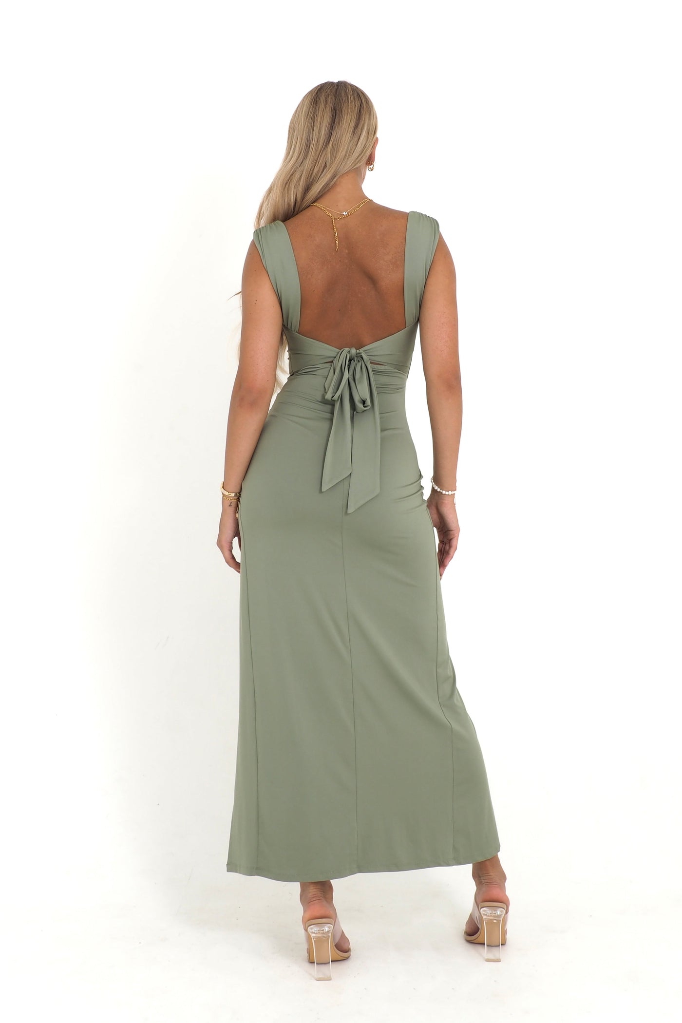 Nelda | Midikleid mit Schlitz