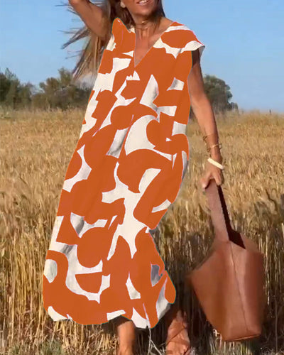Aria | Bedrucktes Stilvolles Kleid
