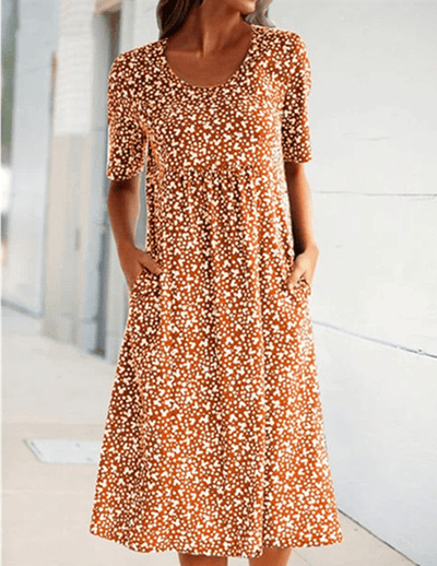 Fenrike | Retro-Blumenkleid