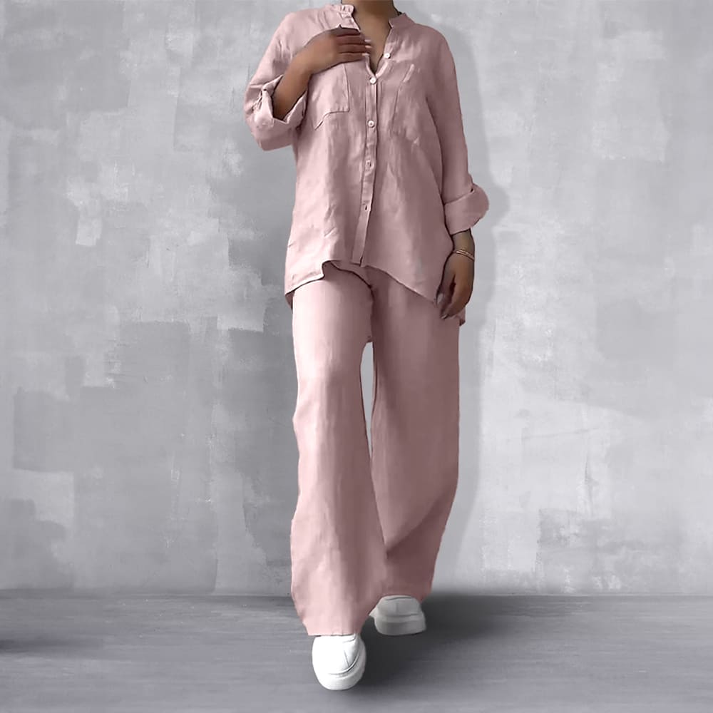 Mara | Sommer Baumwoll-Leinen Set