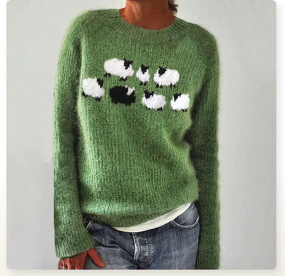 Fabiane | Herbstlicher Retro-Pullover