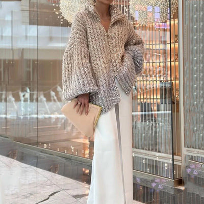 Angelina | Luxuriöser Strickpullover mit Glitzer