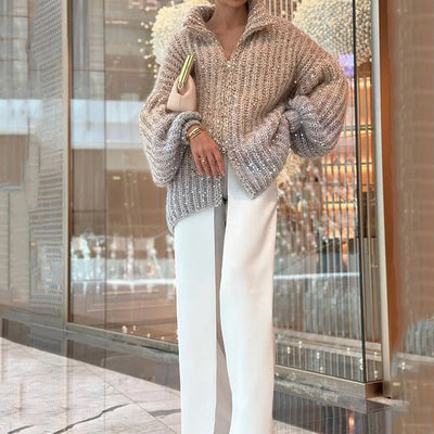 Angelina | Luxuriöser Strickpullover mit Glitzer