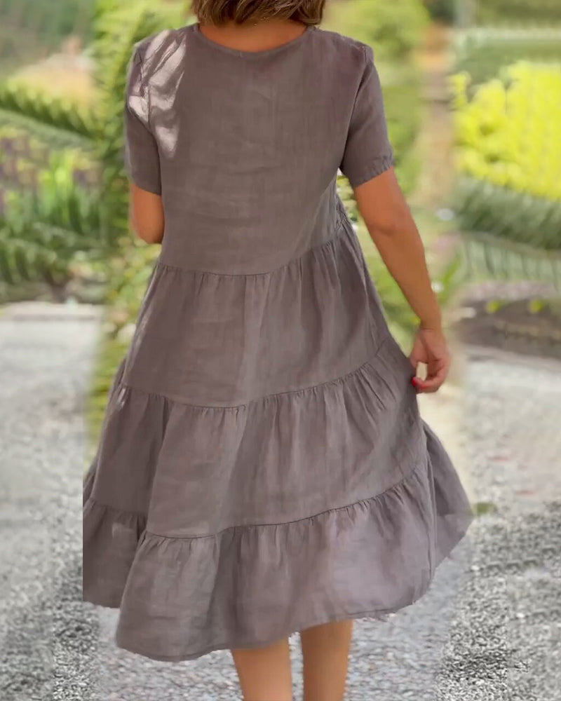 Susan | V-Ausschnitt-Kleid