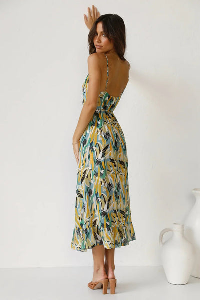 Birkhild | Mehrfarbiges Sommerkleid