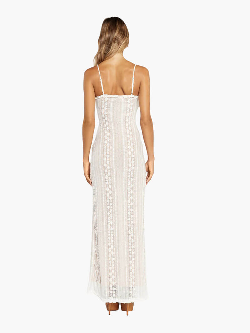 Rina | Figurbetontes Maxikleid