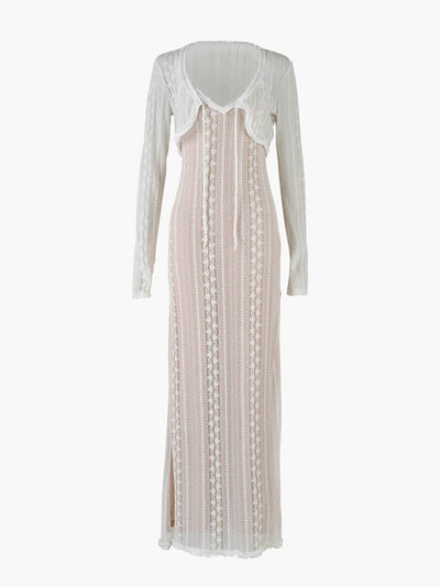 Rina | Figurbetontes Maxikleid