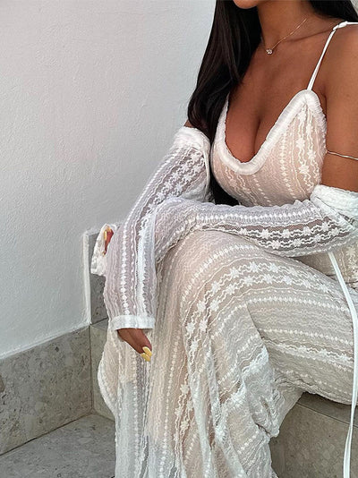 Rina | Figurbetontes Maxikleid