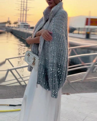 Angelina | Luxuriöser Strickpullover mit Glitzer