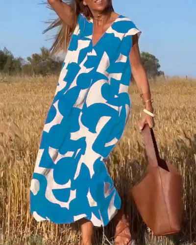 Aria | Bedrucktes Stilvolles Kleid