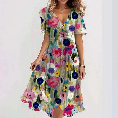 Arlina | Mühelos Elegantes Chiffon-Kleid