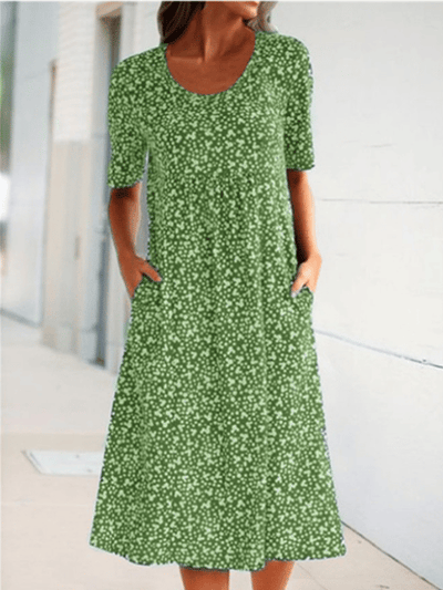 Fenrike | Retro-Blumenkleid