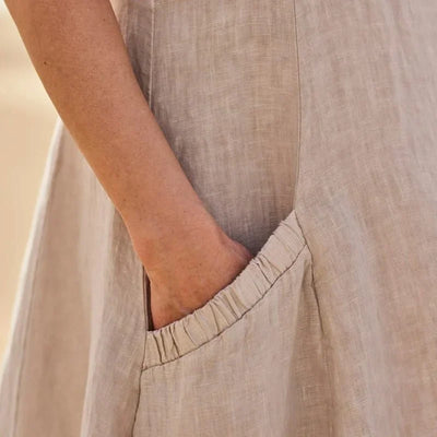 Liesel | Ärmelloses Kleid mit Taschen