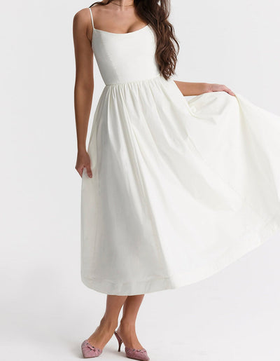 Helene | Trägerloses Neckholder-Kleid