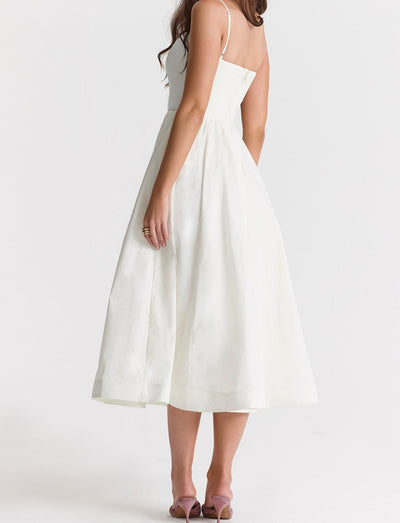 Helene | Trägerloses Neckholder-Kleid