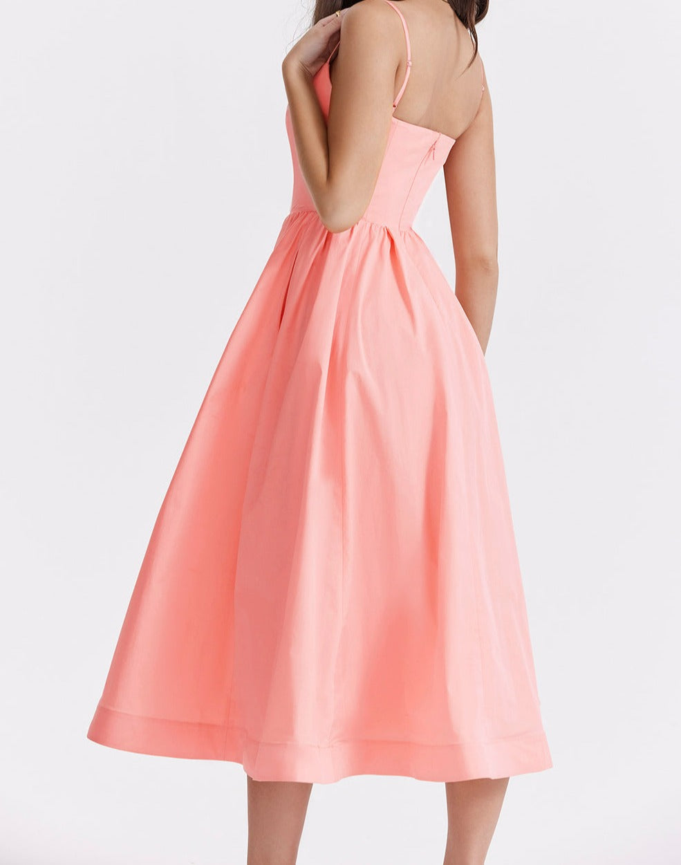 Helene | Trägerloses Neckholder-Kleid