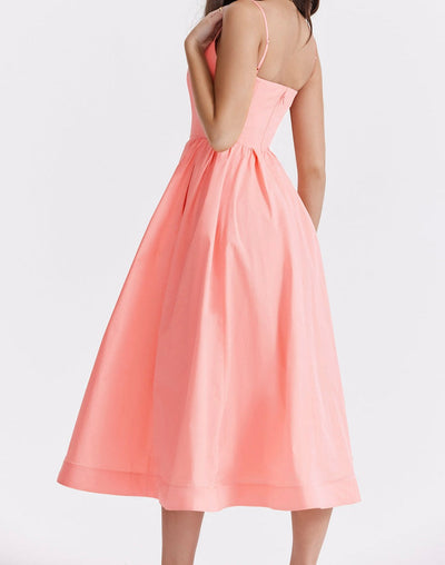 Helene | Trägerloses Neckholder-Kleid