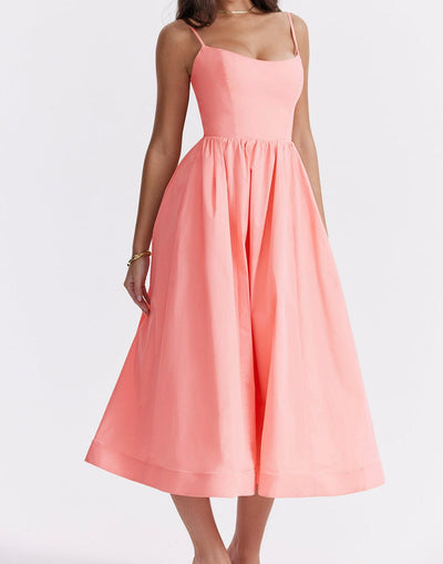 Helene | Trägerloses Neckholder-Kleid