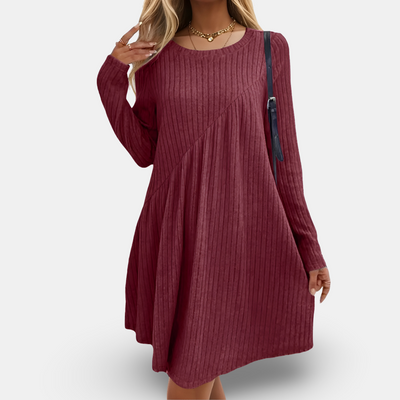 Clarita | Weiches Langarmkleid