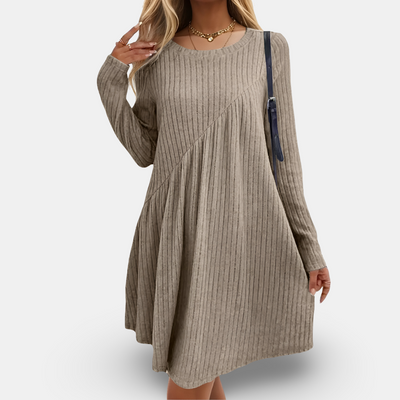 Clarita | Weiches Langarmkleid