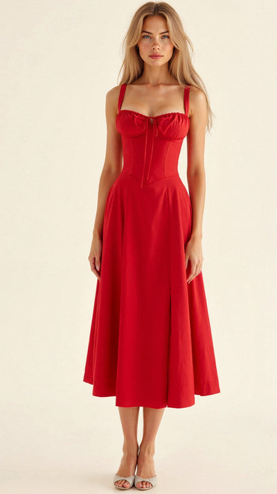Josmara | Elegantes Kleid mit Schlitz
