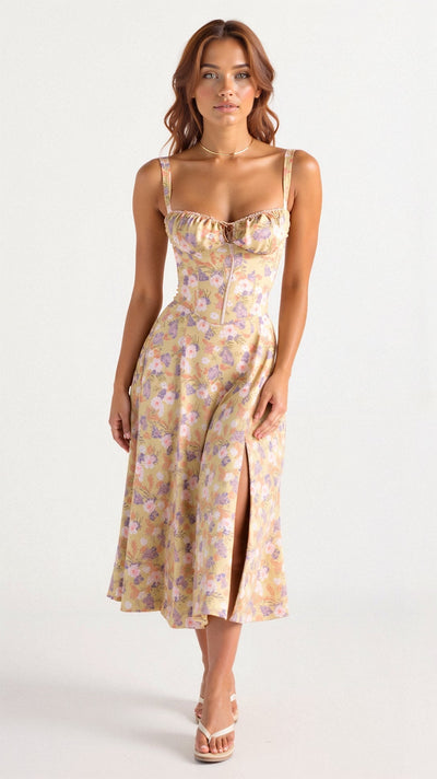 Josmara | Elegantes Kleid mit Schlitz