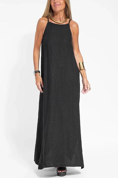 Alwine | Stilvolles Neckholder-Kleid