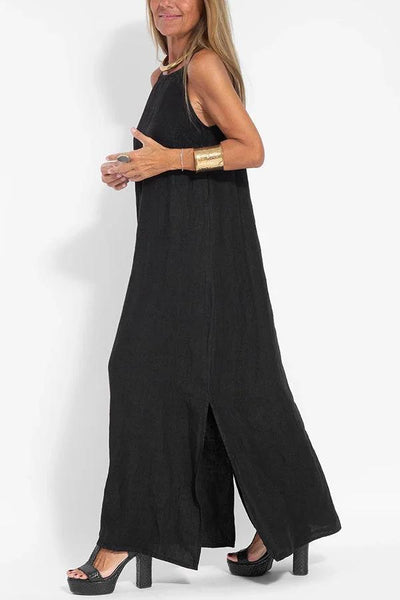 Alwine | Stilvolles Neckholder-Kleid