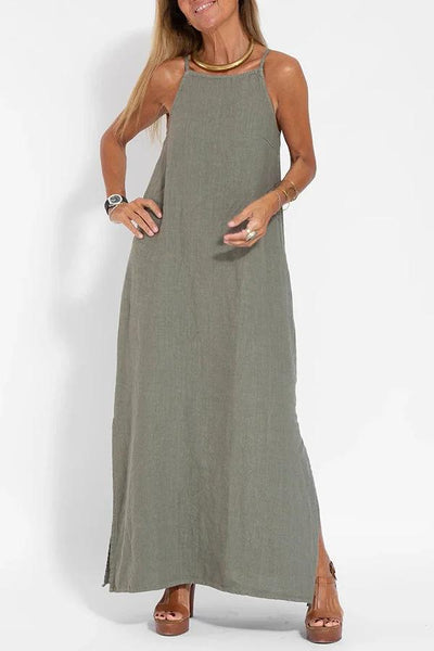 Alwine | Stilvolles Neckholder-Kleid