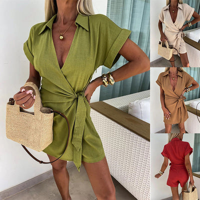 Minna | V-Ausschnitt-Kleid