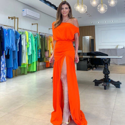 Kornelia | Maxikleid mit Schlitz