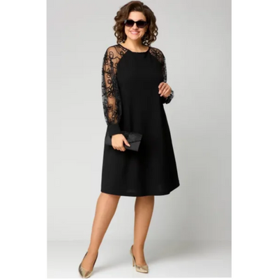 Haralda | Lässiges Langärmeliges Kleid
