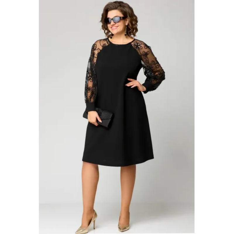 Haralda | Lässiges Langärmeliges Kleid