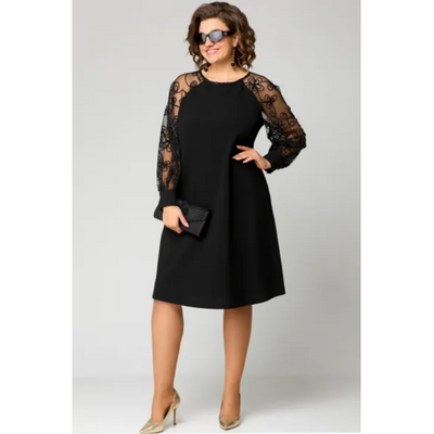 Haralda | Lässiges Langärmeliges Kleid