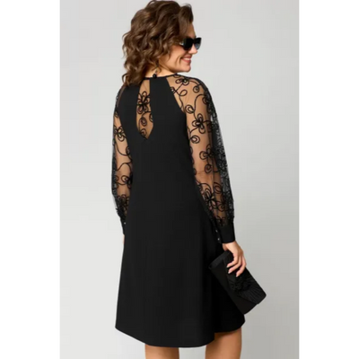 Haralda | Lässiges Langärmeliges Kleid